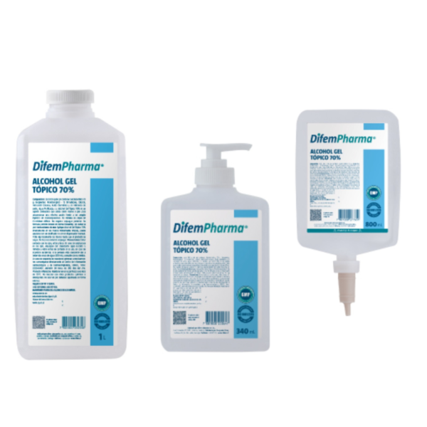 ALCOHOL GEL TÓPICO 70% DIFEMPHARMA