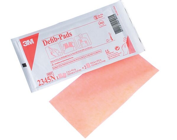Defib Pads Almohadilladas de Gel Desechables para Desfibrilación