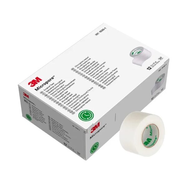 Micropore® Cinta Quirúrgica de Papel- Microporosa respirable, no oclusiva.